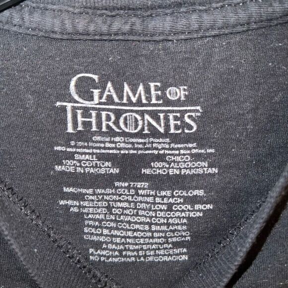 House Targaryen Game of Thrones T-shirt house of the dragon size S - Picture 3 of 4